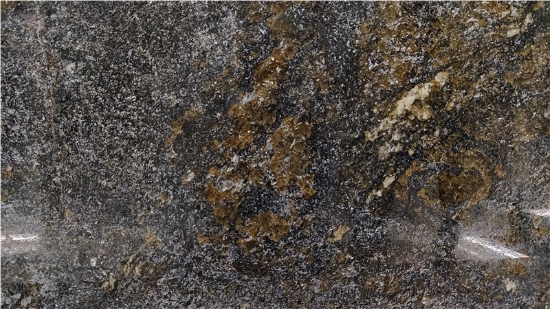 Galassia Gold Granite Slabs For Bathroom Flooring