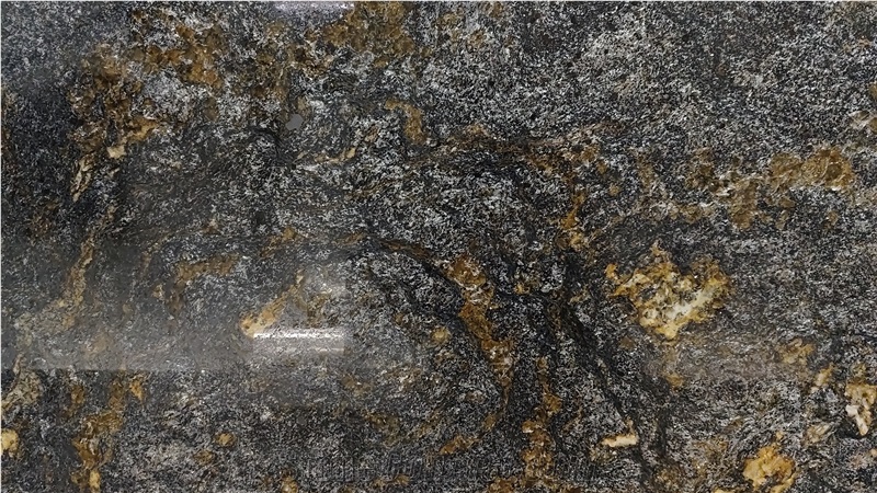 Galassia Gold Granite Slabs For Bathroom Flooring