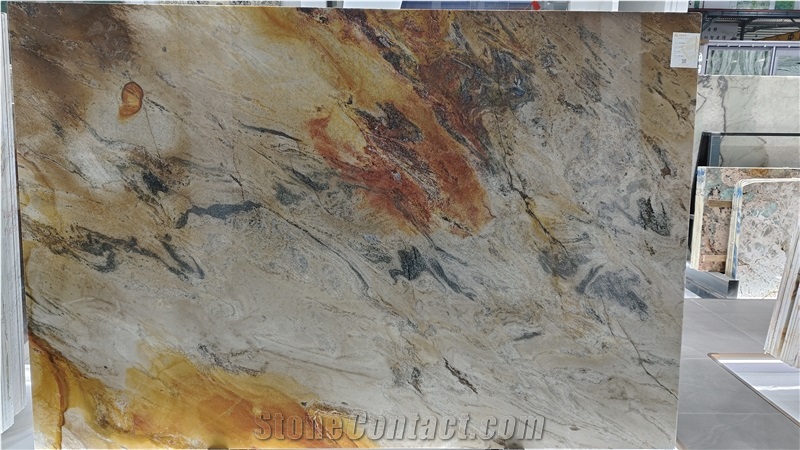 Impression Rainbow Quartzite Slabs