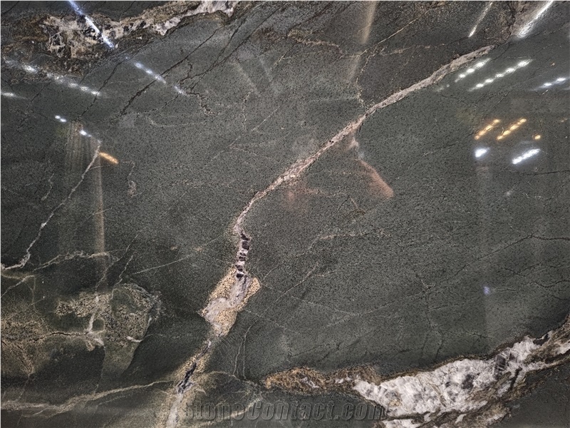 Isola Verde Marble Slabs For Kitchen Countertops