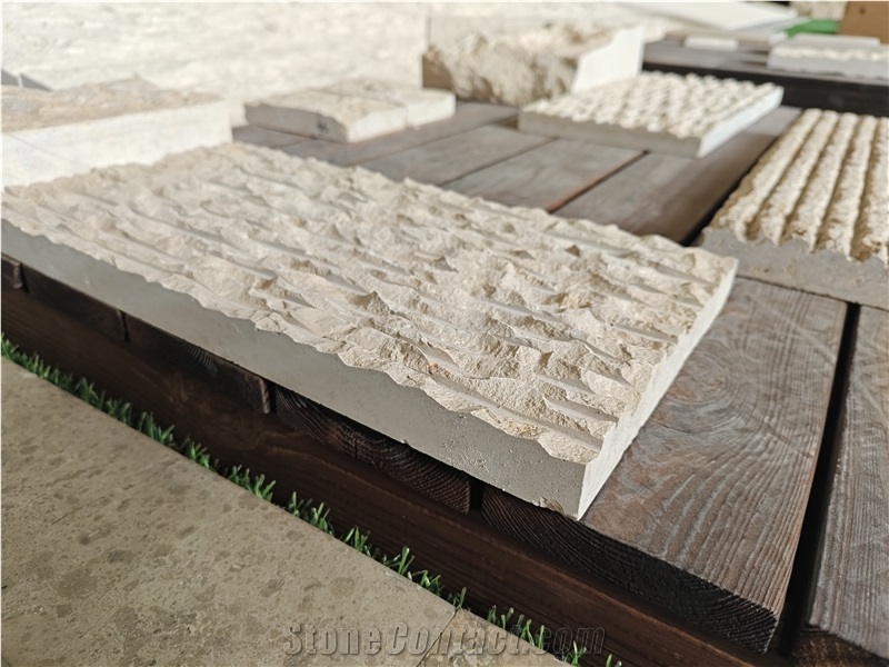 Jura Beige Limestone Slabs Matte Surface 25Mm Thick