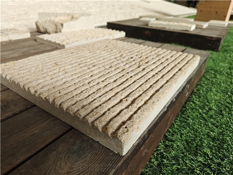 Jura Beige Limestone Slabs Matte Surface 25Mm Thick
