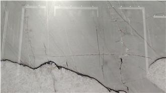 Laguna Crystal Quartzite Slabs For Accent Wall Decor