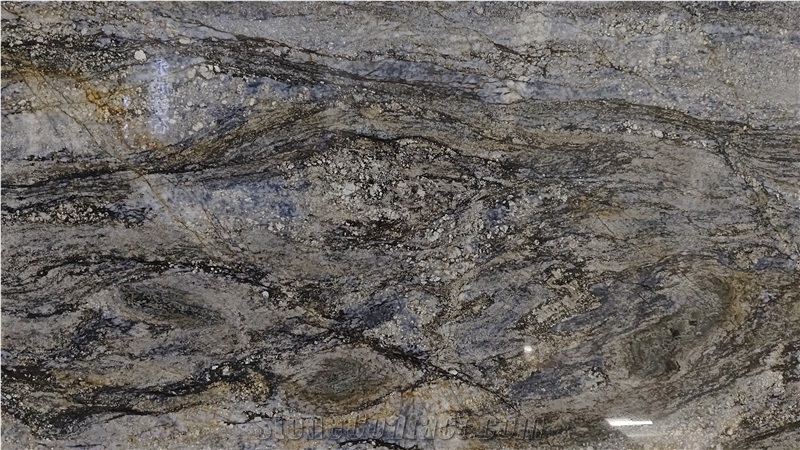 Nero Picasso Granite Slabs Polished Surface