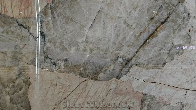 Pandora White Granite Slabs Polished Surface 20MM