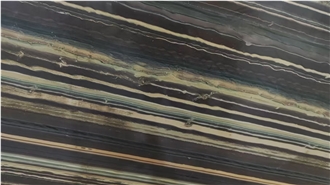 Silver Waved Marble Slabs For Bathroom Wall  Flooring Decor