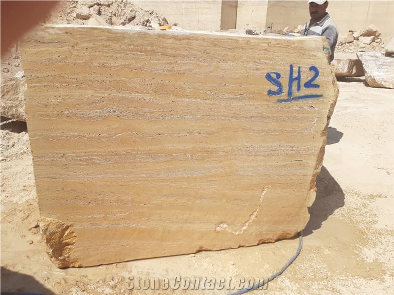 Yellow Travertine Blocks (T106)