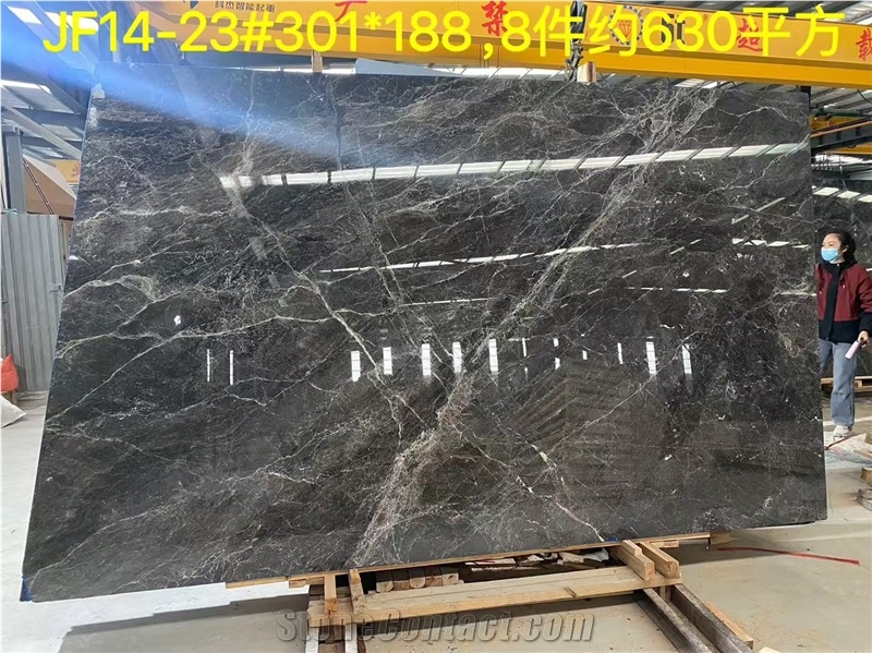Hermes Grey Marble Slabs