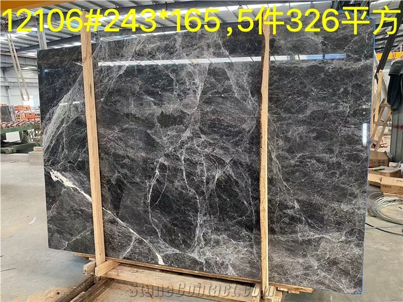 Hermes Grey Marble Slabs
