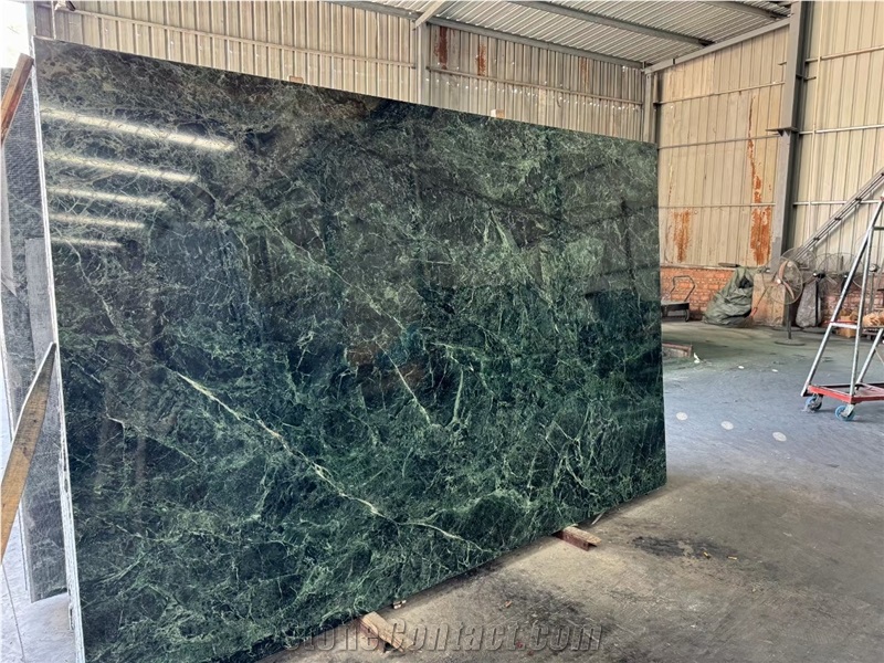 Prada Green Marble Slabs