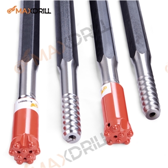 Maxdrill T38 H35 R32 Hexagonal Drifter Drill Rods