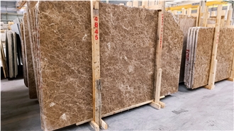 Dark Emperador Marble Slabs Tiles