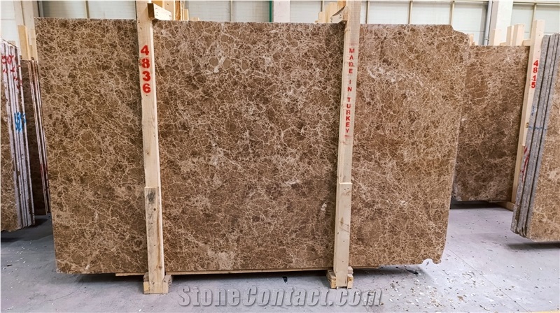 Dark Emperador Marble Slabs Tiles
