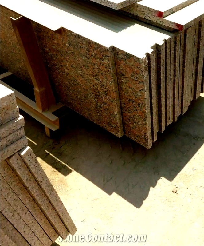 Aswan Red Granite Slabs