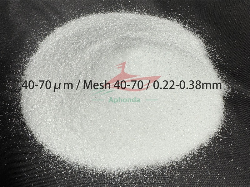 Transparent Ball-Milled Glass Chips& Powder 40-70Μm