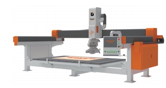 4+1 CNC Bridge Saw 4 Aixs Stone Marble Granite Bridge Cutting Machine