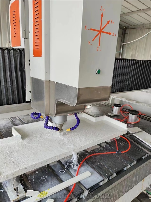 Artificial Quartz Stone Countertop Granite ATC CNC Machining Center