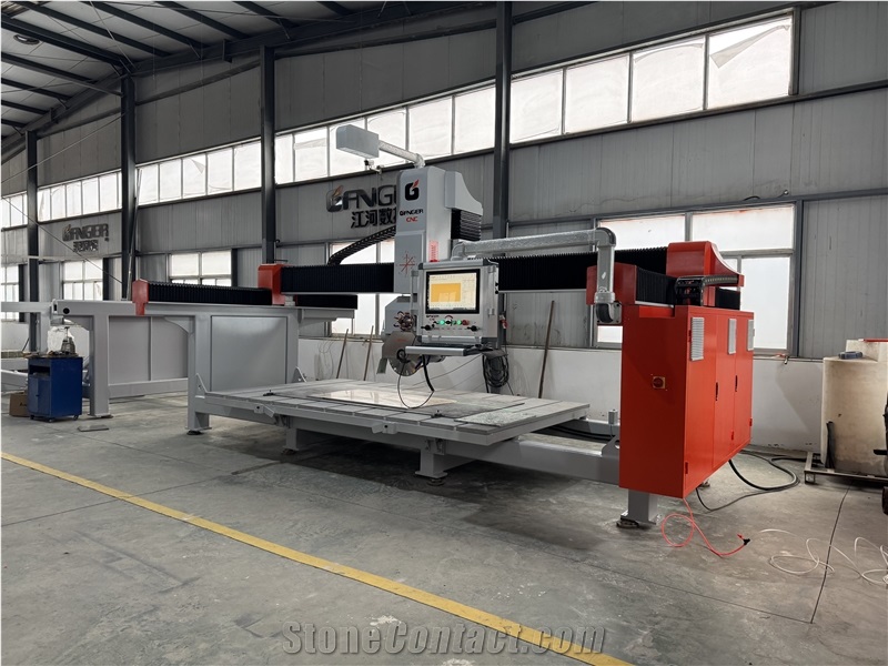 New Design 5 Axis Slabs Cutting Machine 5+1 ATC Bridge Sawing Machine