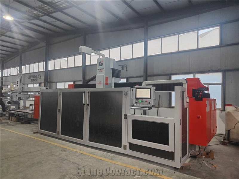 New Design 5 Axis Slabs Cutting Machine 5+1 ATC Bridge Sawing Machine