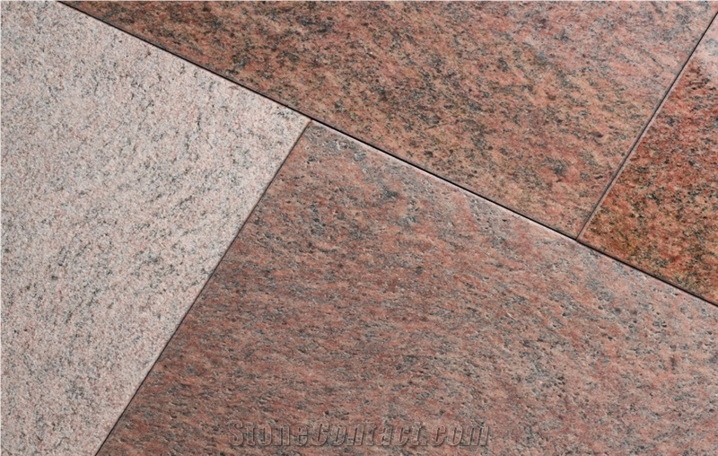 Gabbro Red Vinga Granite Tiles