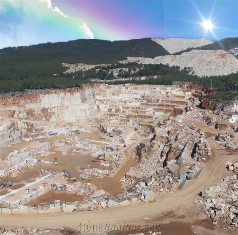 Bianco Rosa Marble - Bianco Royal Marble Yatagan Quarry