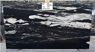 Cosmic Black Granite Slabs
