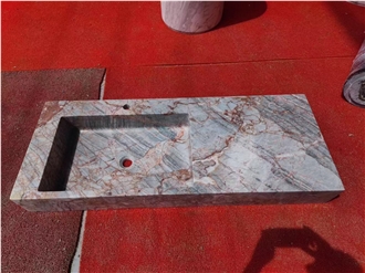 Hot Sale Natural Black Marble Rectangle Basins