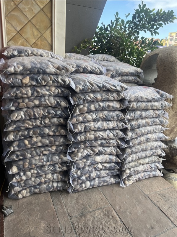 Stone Natural Cobble Pavers Pebble For Outside Pavement