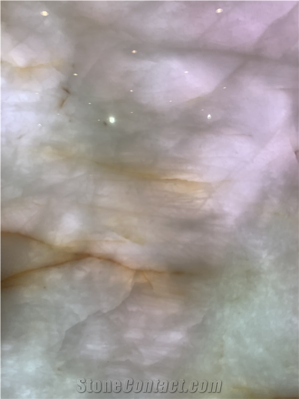 Cristallo Pink Quartzite Slabs