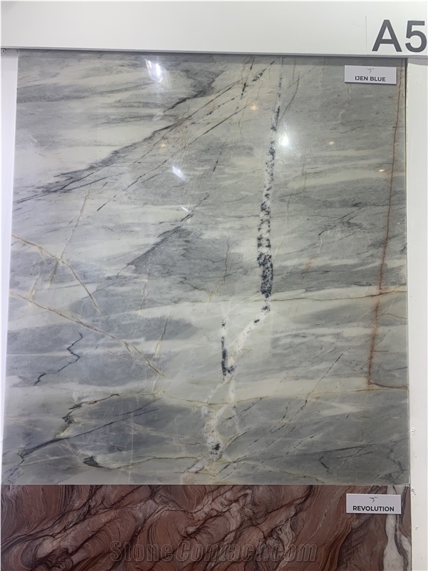 Ijen Blue Quartzite Slabs, Tiles