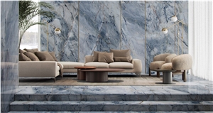 Ijen Blue Quartzite Slabs, Tiles
