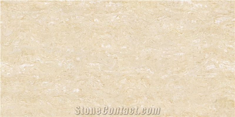 Beige Travertine Unglazed Polished Porcelain Tiles