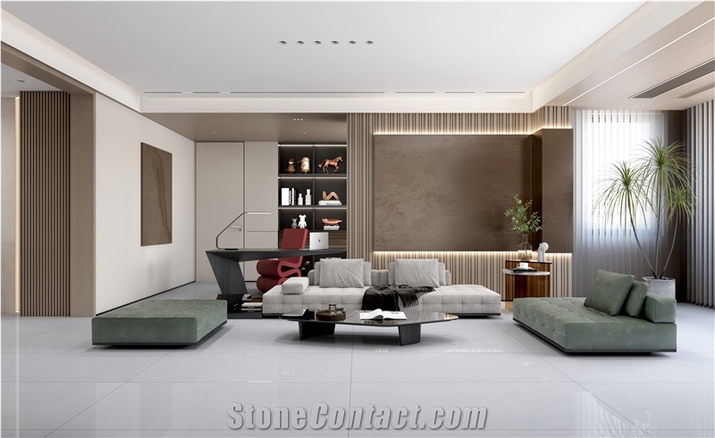 Grey Sandstone Polished Porcelain Tiles