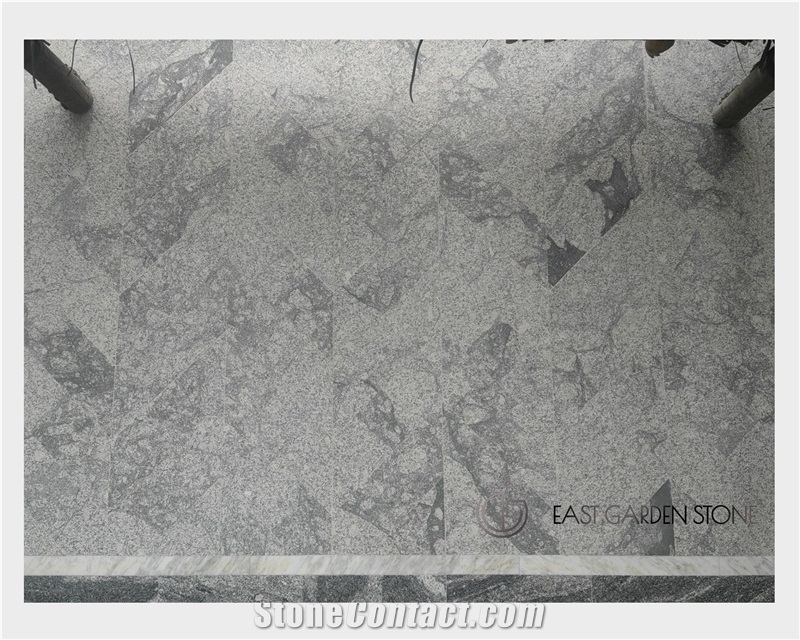 Herringbone New Landscape Grey Granite Floor Tiles
