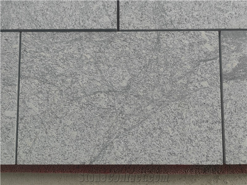 Herringbone New Landscape Grey Granite Floor Tiles