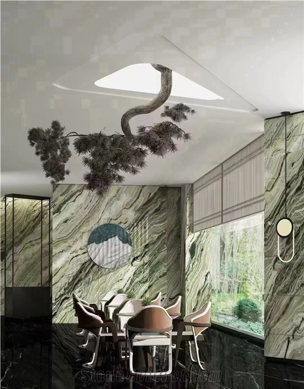 Green Jade Marble Slabs