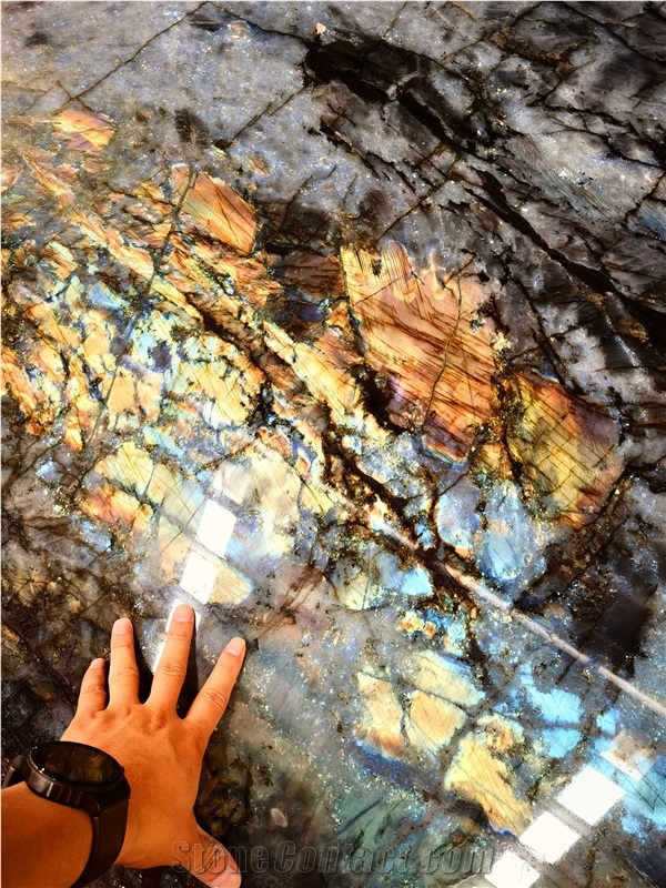 Lemurian Blue Labradorite Slabs