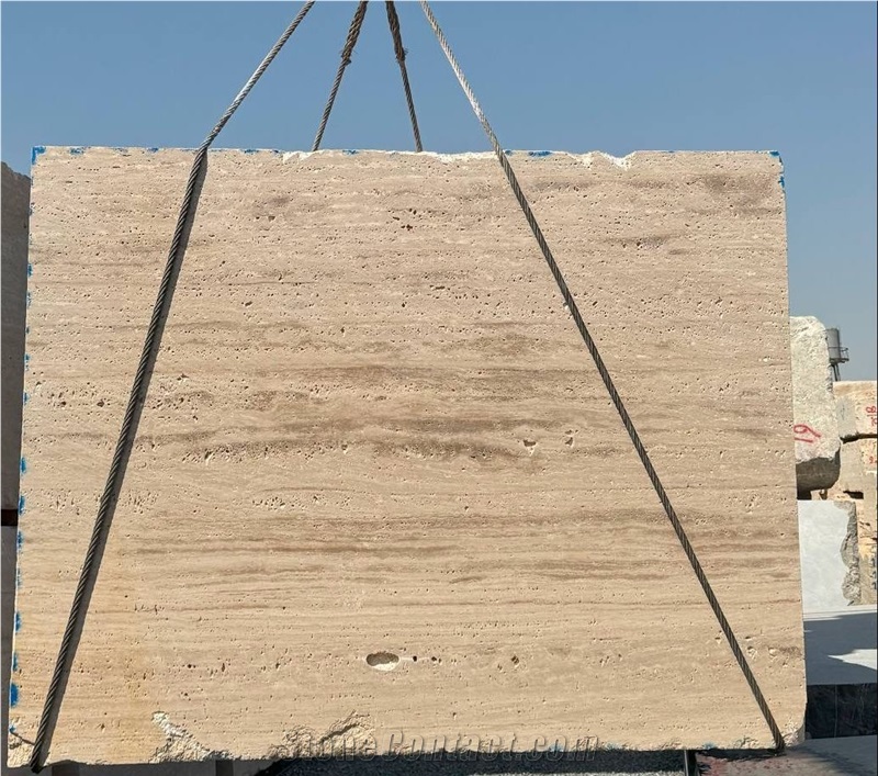 Light Beige Travertine Blocks