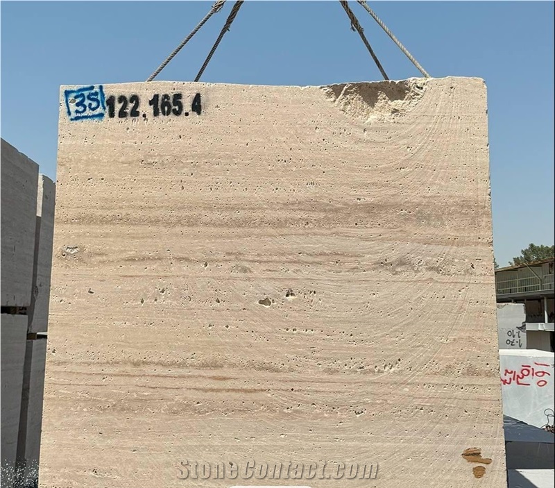 Light Beige Travertine Blocks