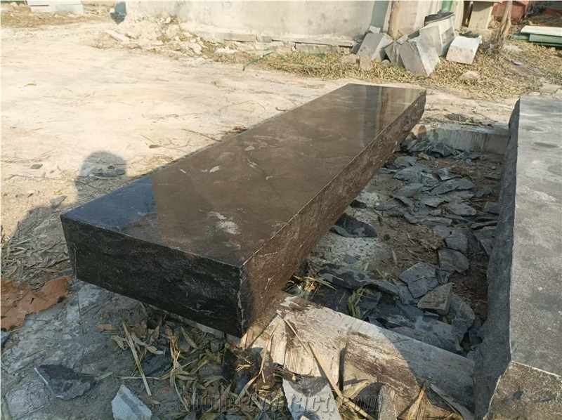 Blue Stone Block Steps