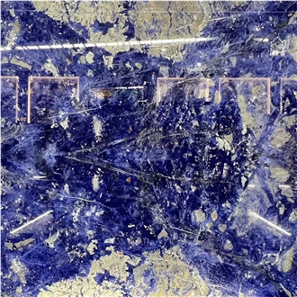 Bolivian Blue Sodalite Granite Slabs
