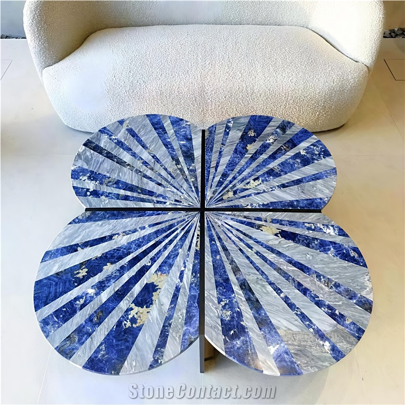 Bolivian Blue Sodalite Granite Slabs