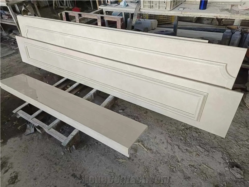 Manolya White Marble Stone Stair