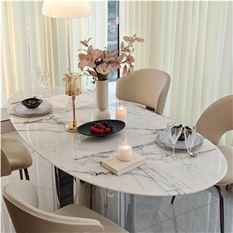 Milas Lilac Marble Table Top