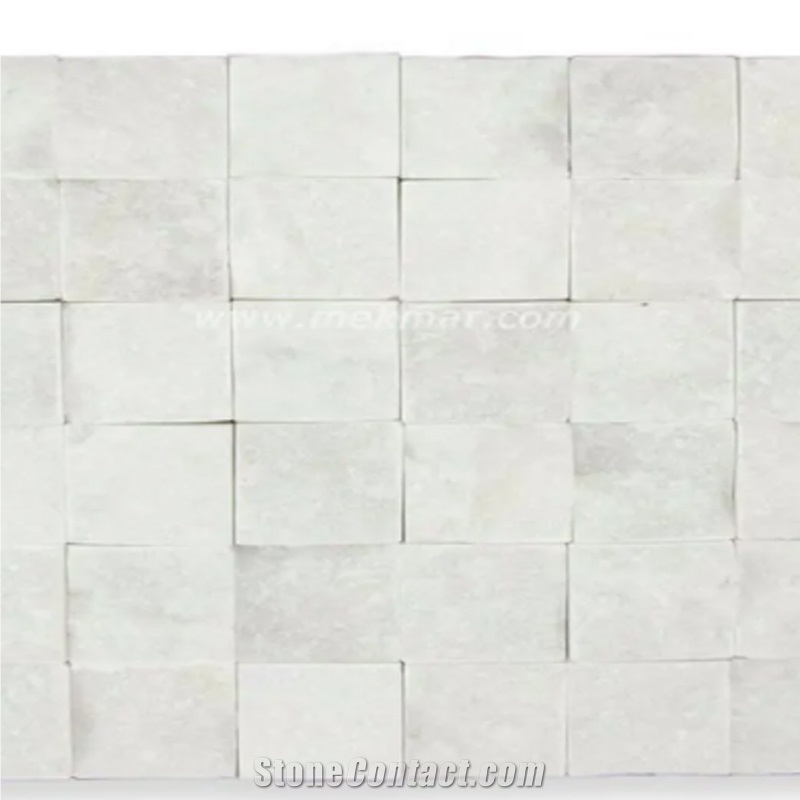 Bianco Ibiza Marble Mosaic Ms-W-44  Mosaic Tiles