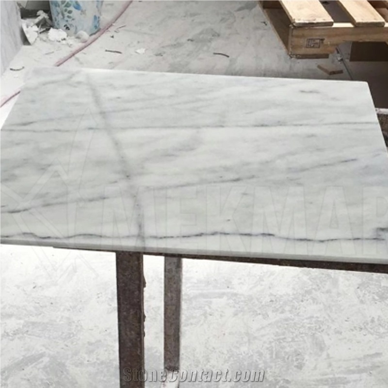 BIANCO IBIZA MARBLE SQUARE TABLE TOP