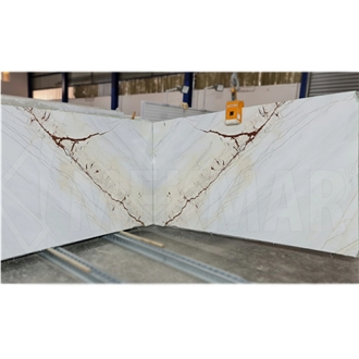 Bianco Venato Marble Slab
