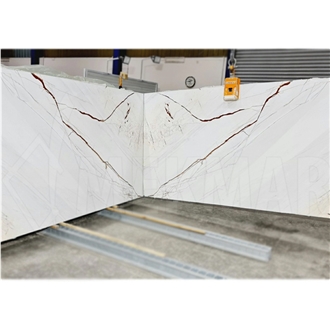 Bianco Venato Marble Slab