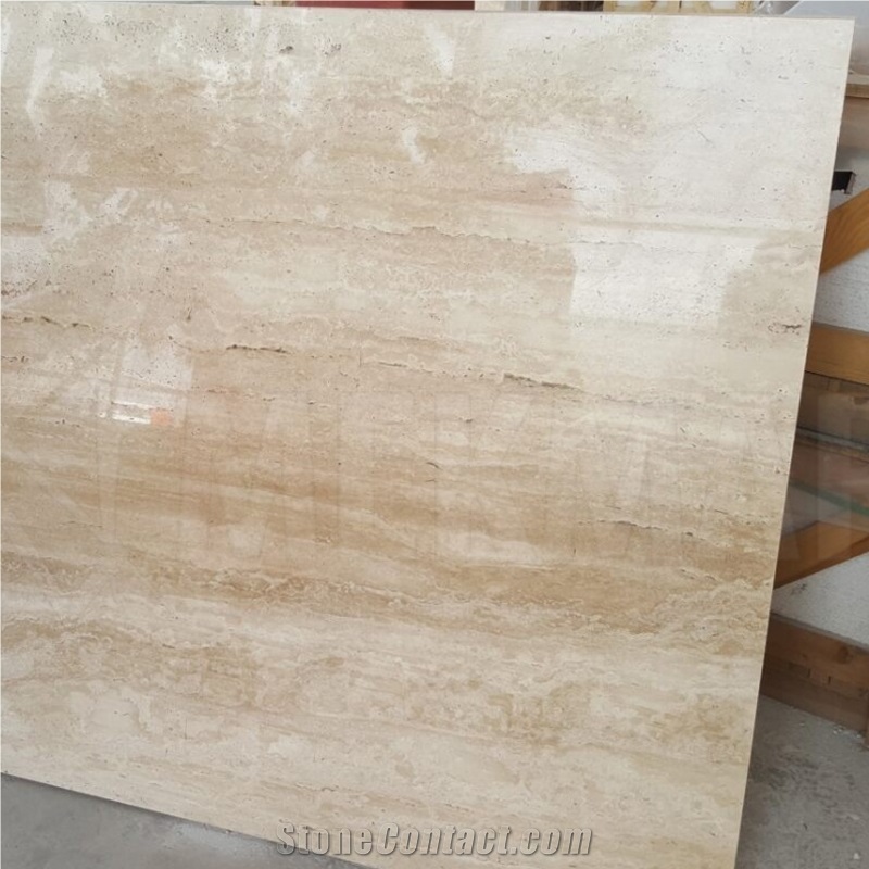 Classic Vein Cut Resin Filled Travertine Slab
