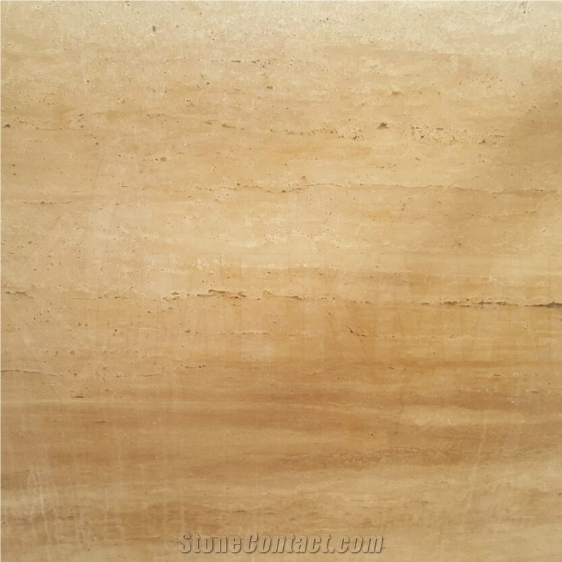Classic Vein Cut Resin Filled Travertine Slab